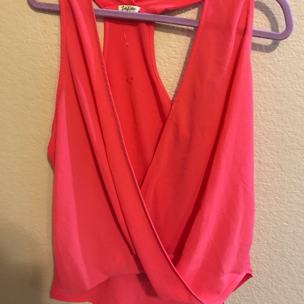 Open front tank top